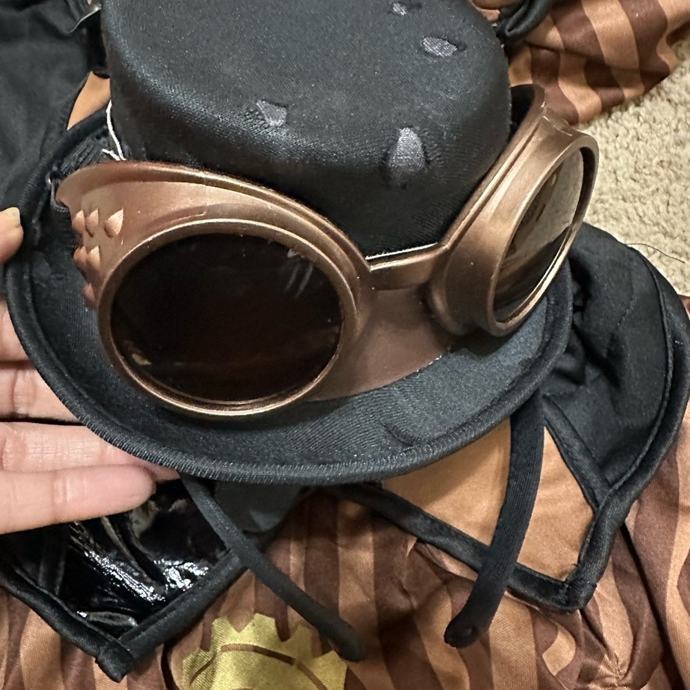 Amscan Kids Brown Steampunk Costume - Picture 7 of 7